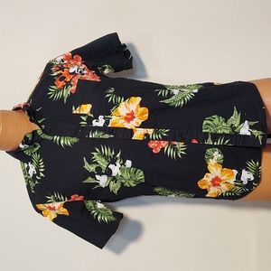 Men's Disney Mickey Mouse Hawaiian Shirt - Sz. S